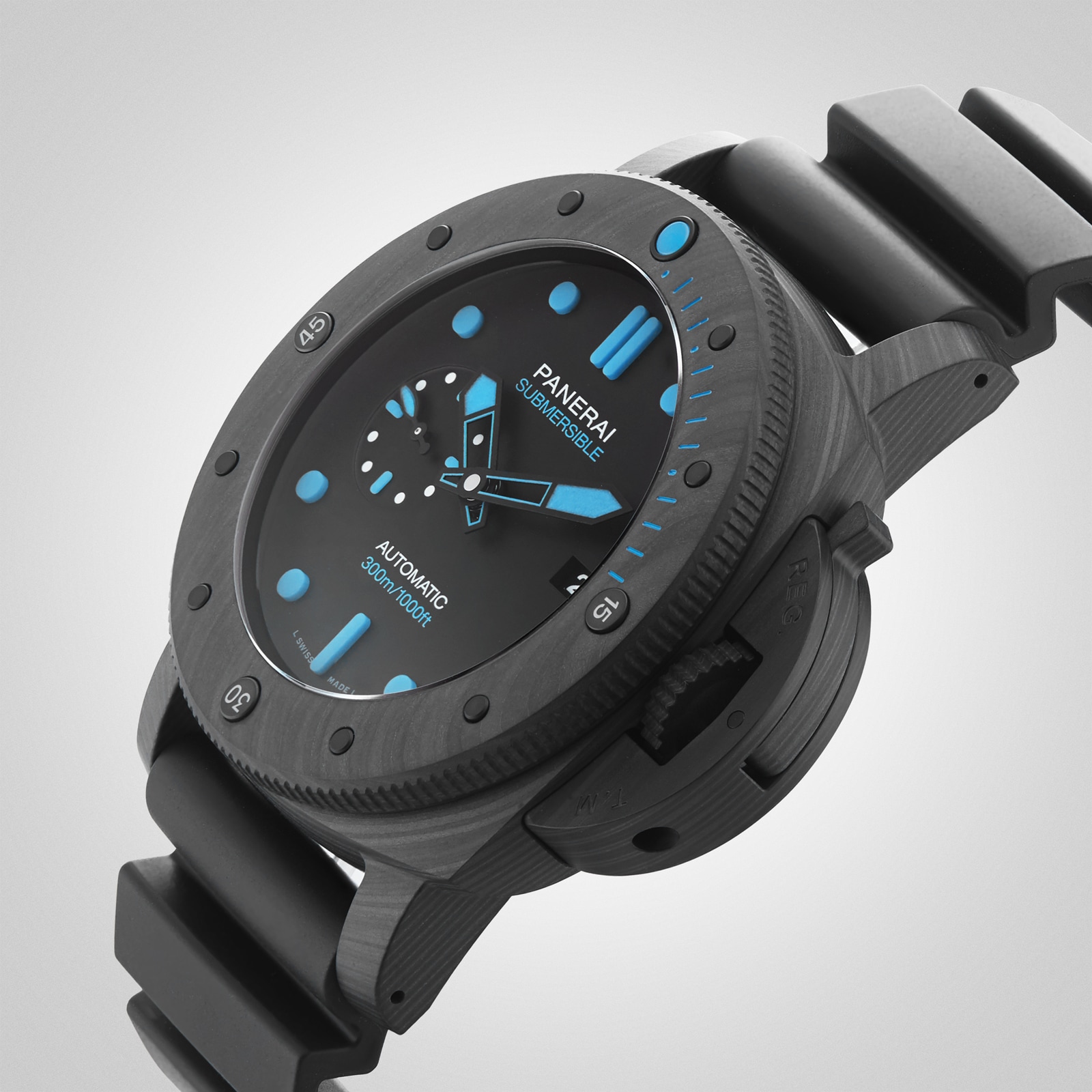 Panerai hot sale submersible black