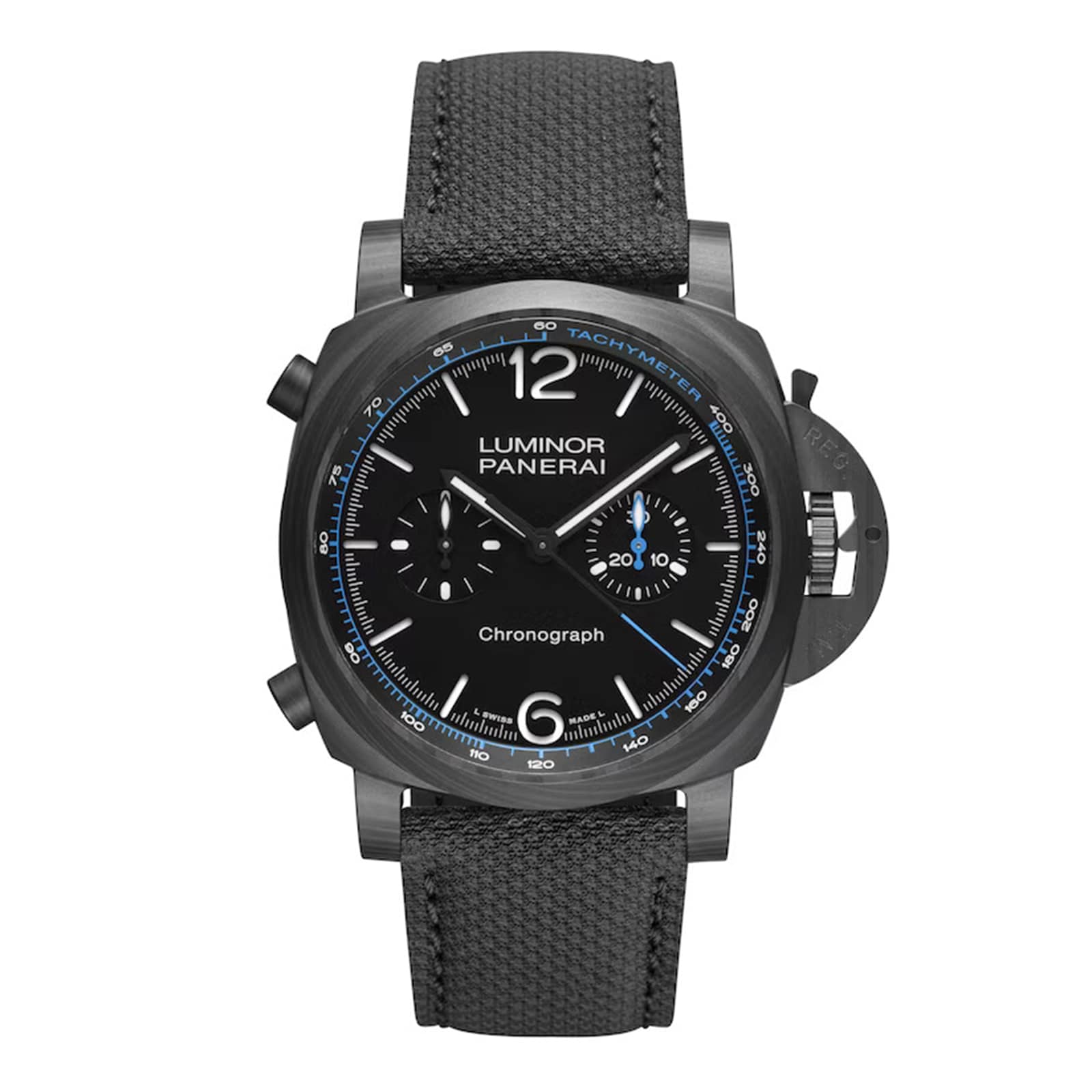 Panerai Luminor Chronograph Carbotech 44mm Mens Watch