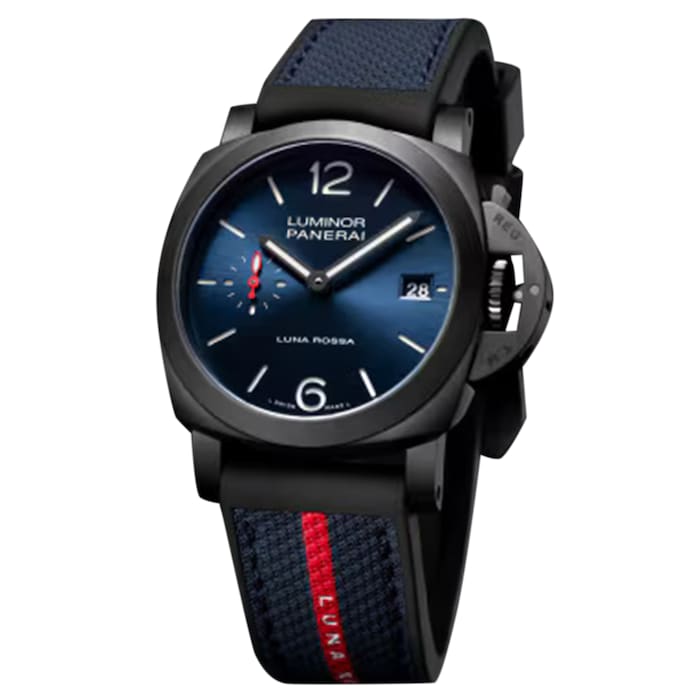 Panerai Luminor Quaranta Steel DLC Luna Rossa 40mm Mens Watch