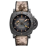 Panerai Submersible QuarantaQuattro GMT Navy SEALs Carbotech� 44mm Mens Watch