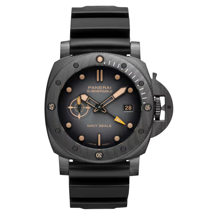 Panerai Submersible QuarantaQuattro GMT Navy SEALs Carbotech� 44mm Mens Watch