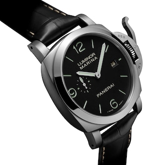 Panerai Luminor Marina 44mm Mens Watch Black