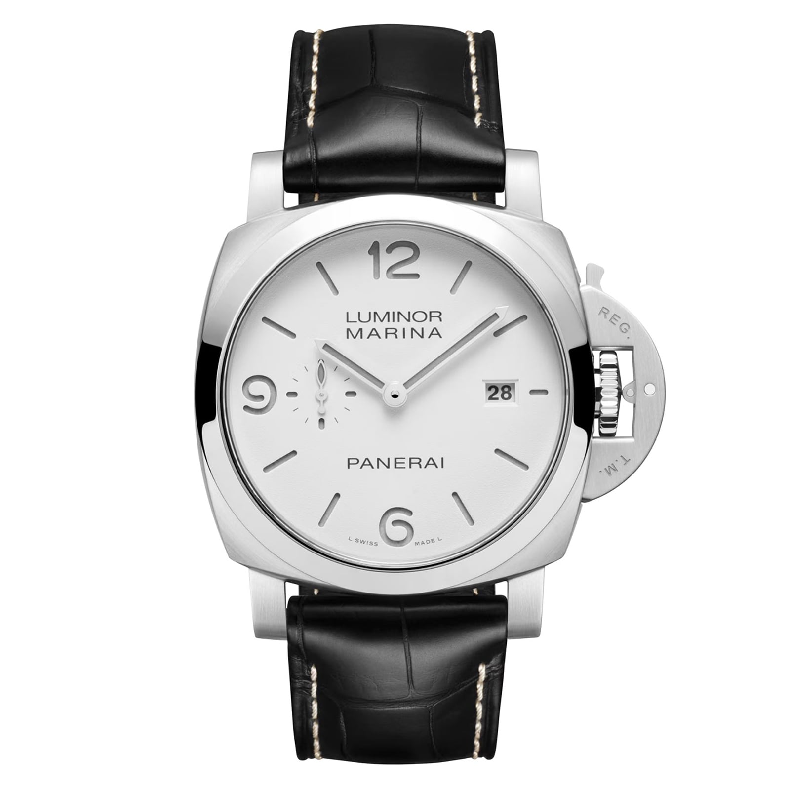Panerai Luminor Marina 44mm Mens Watch White