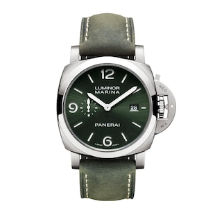 Panerai Luminor Marina Titanio 44mm Mens Watch Green