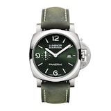 Panerai Luminor Marina Titanio 44mm Mens Watch Green