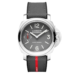17650682 - Luminor Tre Giorni Luna Rossa 44mm Mens Watch Grey - Interchangeable Strap