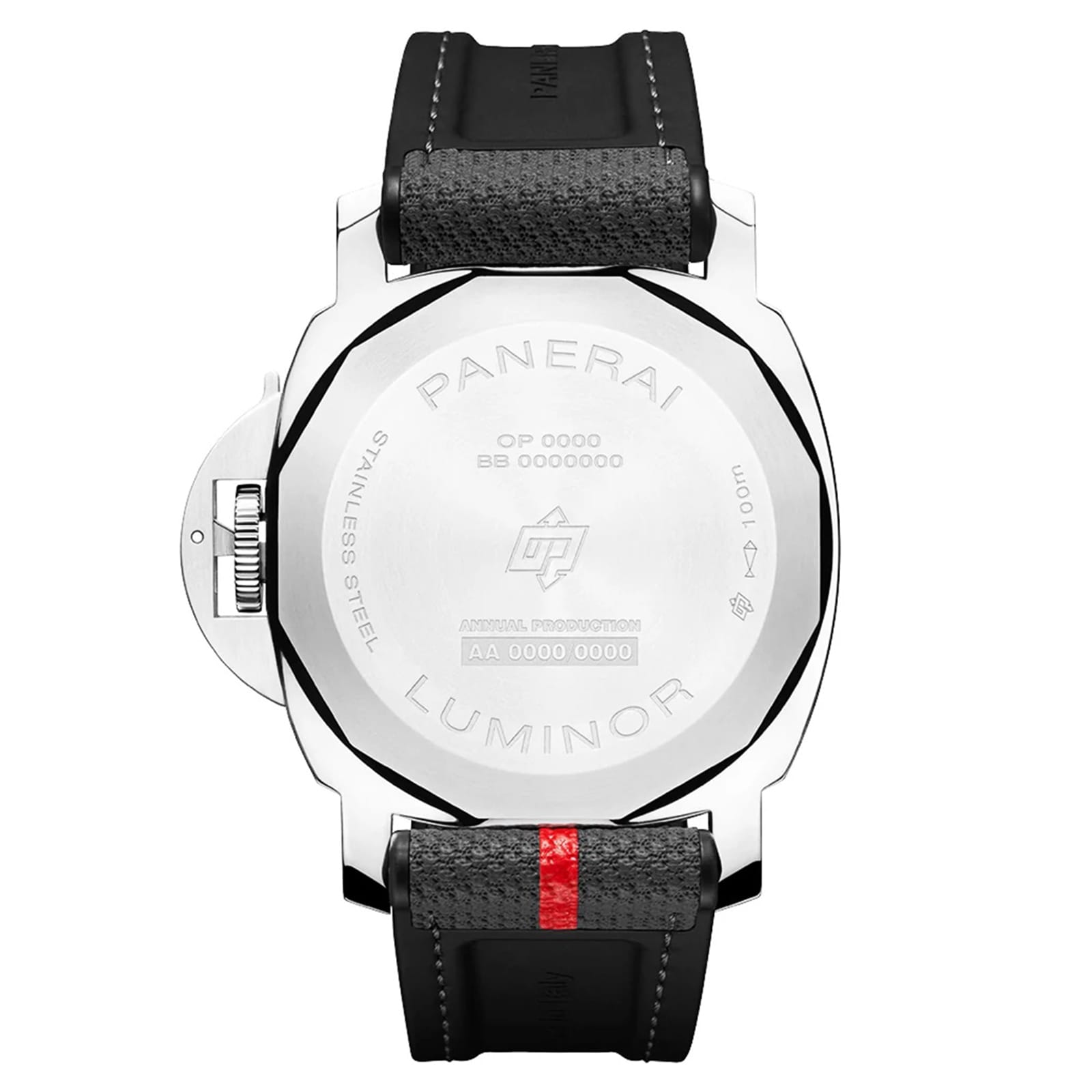 Panerai Luminor Tre Giorni Luna Rossa 44mm Mens Watch Grey - Interchangeable Strap Panerai Luminor Tre Giorni Luna Rossa 44mm Mens Watch Grey - Interchangeable Strap