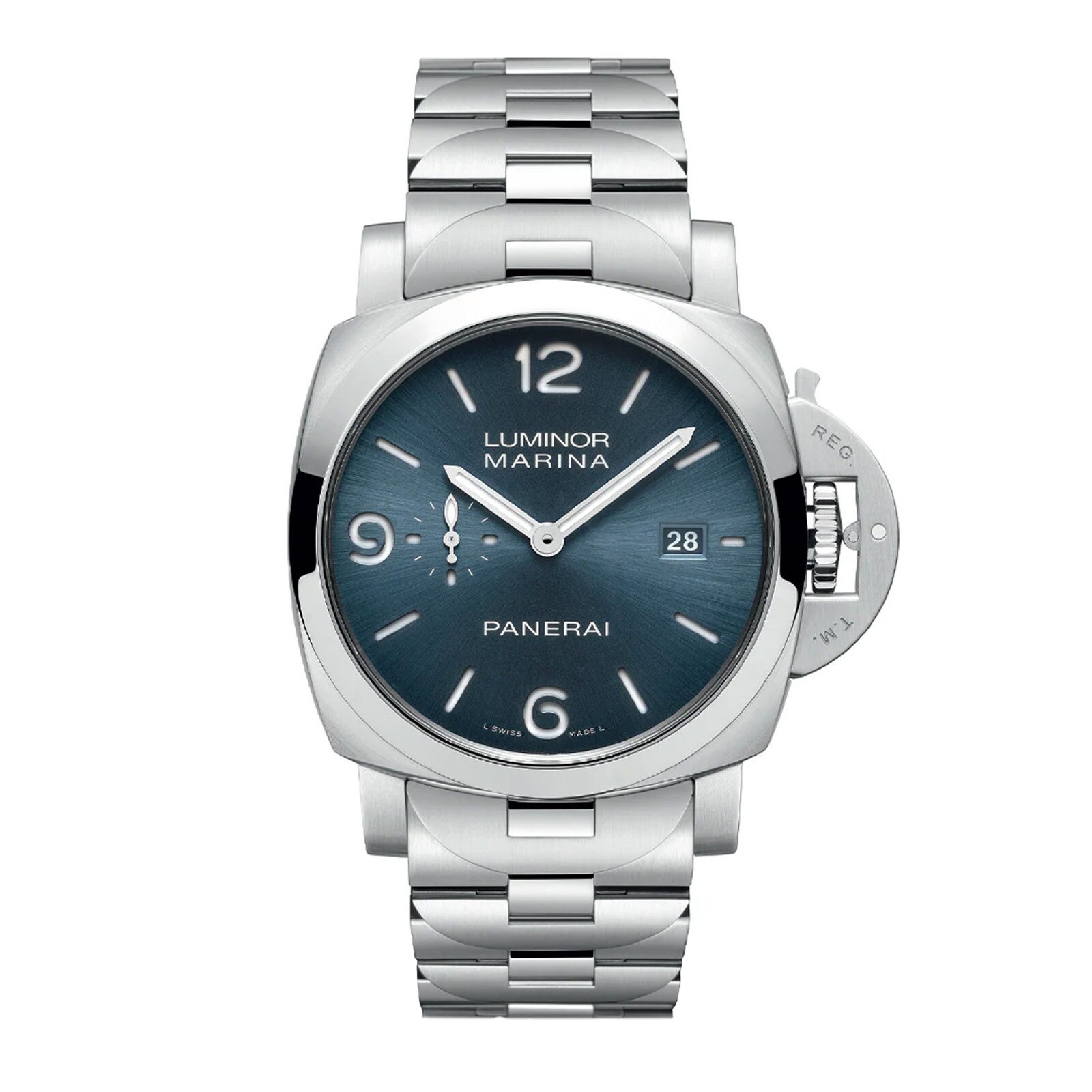 Panerai Luminor Marina 44mm Mens Watch Blue