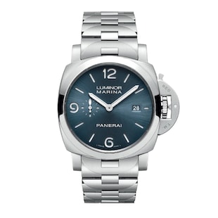 Panerai Luminor Marina 44mm Mens Watch Blue