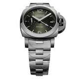 Panerai Luminor Quaranta BiTempo 40mm Mens Watch Green