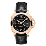 Panerai Luminor Quaranta BiTempo Goldtech 40mm Mens Watch Black