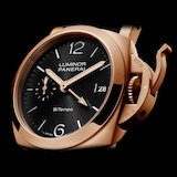 Panerai Luminor Quaranta BiTempo Goldtech 40mm Mens Watch Black