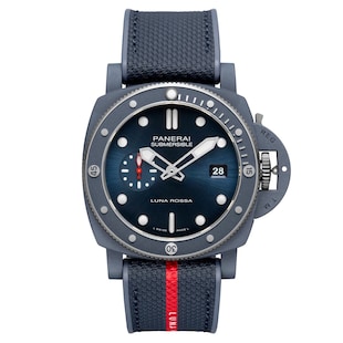 Panerai Submersible QuarantaQuattro Luna Rossa Ti-Ceramitech 44mm Mens Watch Blue