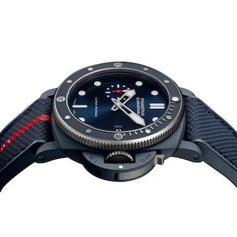 Panerai Submersible QuarantaQuattro Luna Rossa Ti-Ceramitech 44mm Mens Watch Blue Panerai Submersible QuarantaQuattro Luna Rossa Ti-Ceramitech 44mm Mens Watch Blue