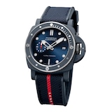 Panerai Submersible QuarantaQuattro Luna Rossa Ti-Ceramitech 44mm Mens Watch Navy