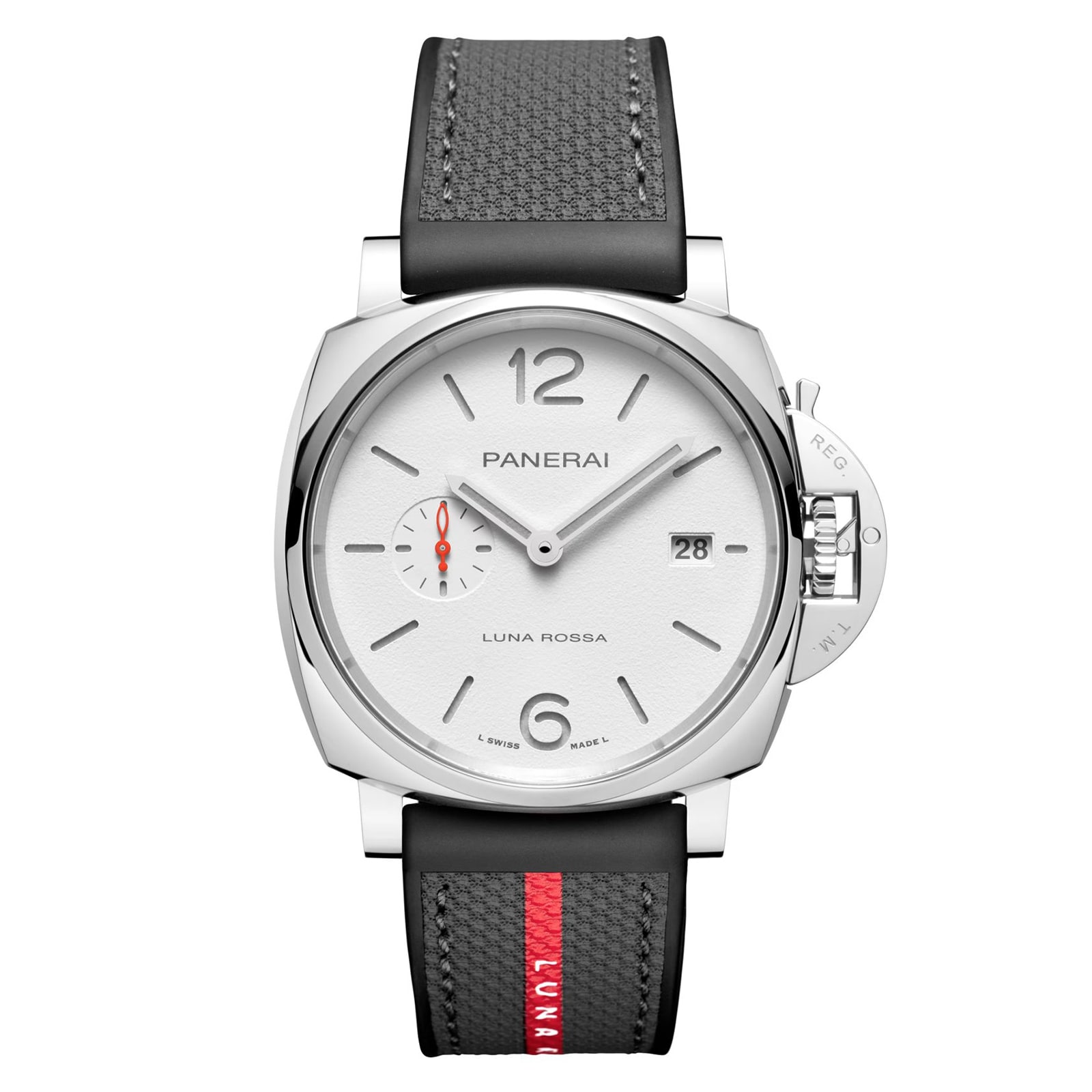 Panerai Luminor Due Luna Rossa 42mm Mens Watch White