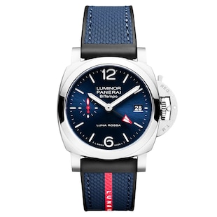 Panerai Luminor Quaranta BiTempo Luna Rossa 40mm Mens Watch Blue