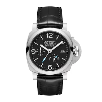 Panerai Luminor BiTempo Power Reserve 44mm Mens Watch- Interchangeable Strap Panerai Luminor BiTempo Power Reserve 44mm Mens Watch- Interchangeable Strap