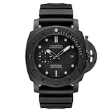 Panerai Submersible Marina Militare Carbotech 47mm Mens Watch