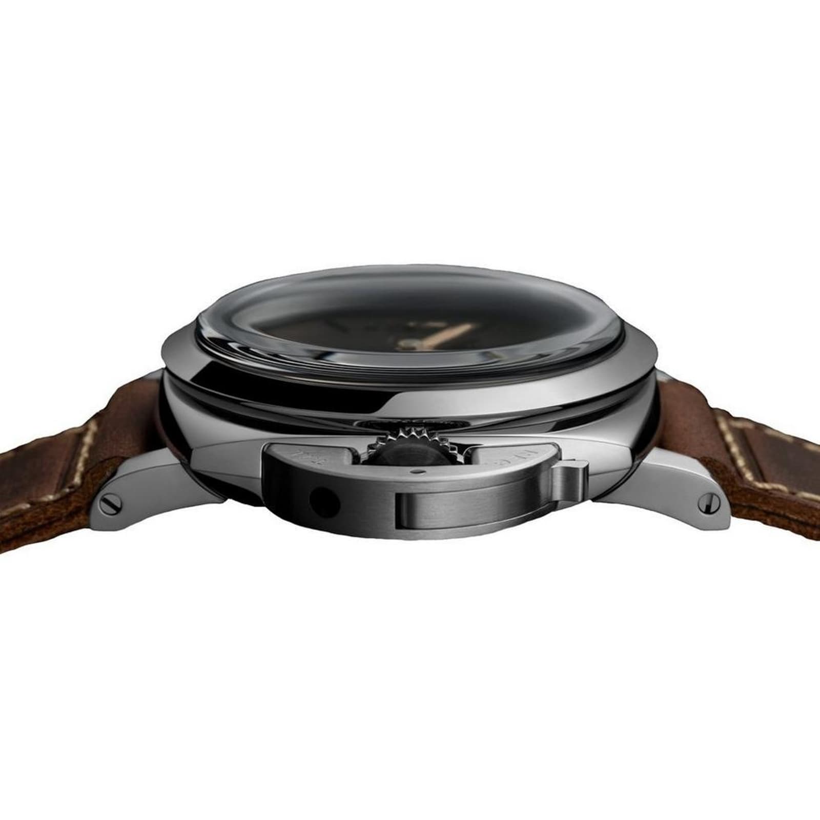 Panerai Luminor 44mm Mens Watch Brown - Interchangeable Strap Panerai Luminor 44mm Mens Watch Brown - Interchangeable Strap