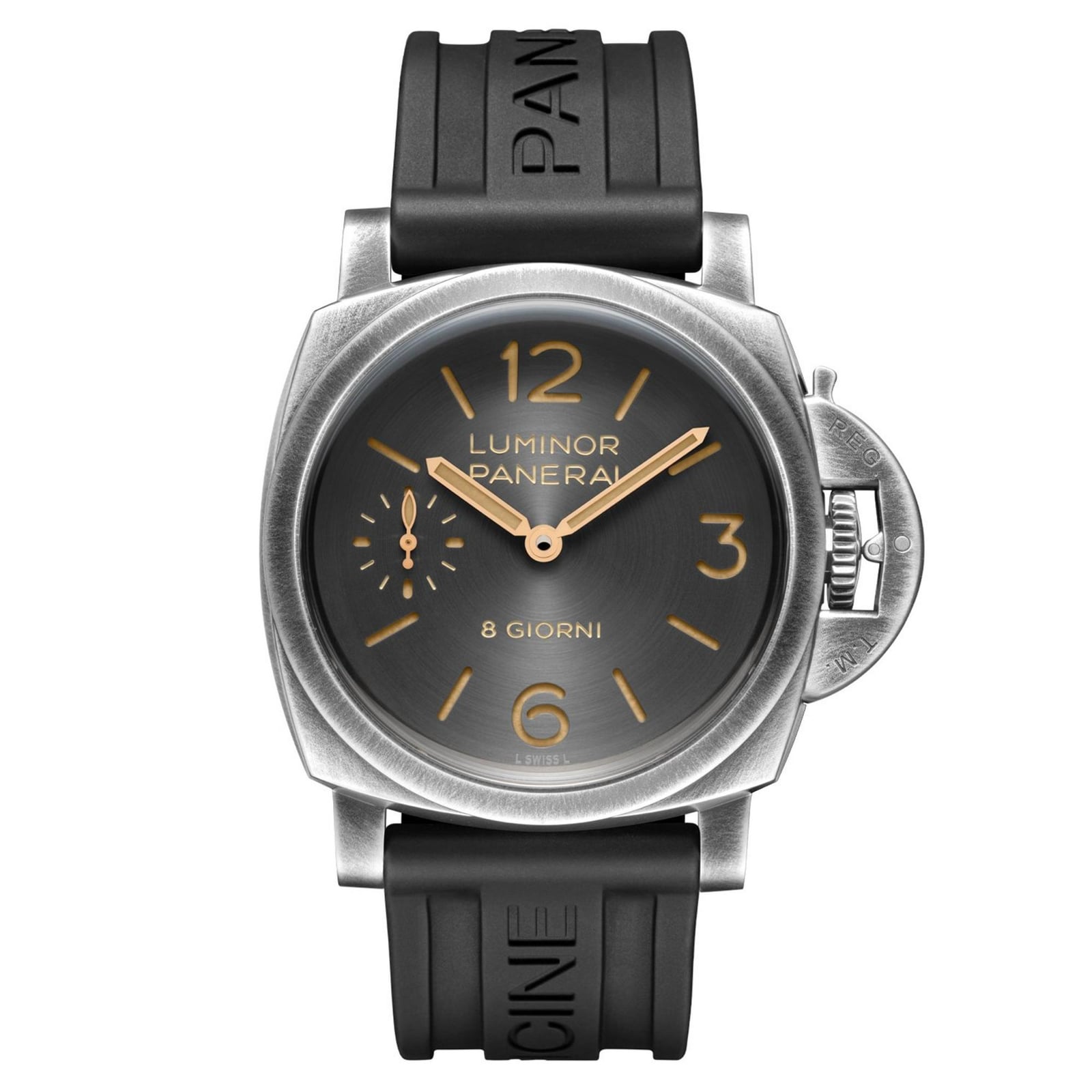 Panerai Luminor 8 Giorni 44mm Mens Watch Grey