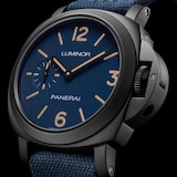 Panerai Luminor 42mm Mens Watch Blue Dial