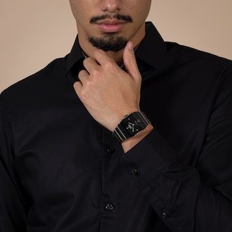 Rado Anatom Automatic Diamonds 32.5mm Unisex Watch Black Rado Anatom Automatic Diamonds 32.5mm Unisex Watch Black