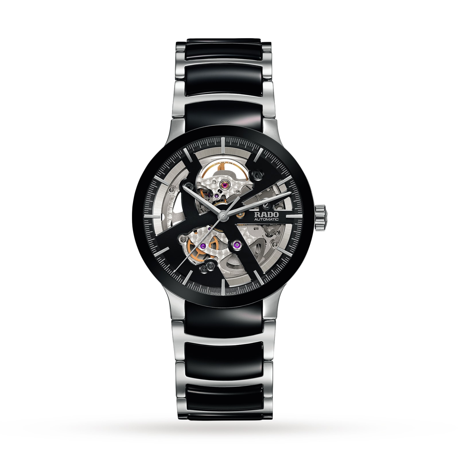 Rado Centrix Skeleton 38mm Mens Watch