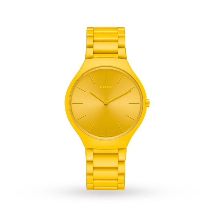 Rado True Thinline Les Couleurs Le Corbusier Sunshine Yellow