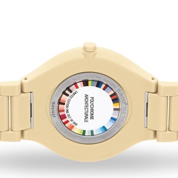 Rado True Thinline Les Couleurs Le Corbusier Cream White