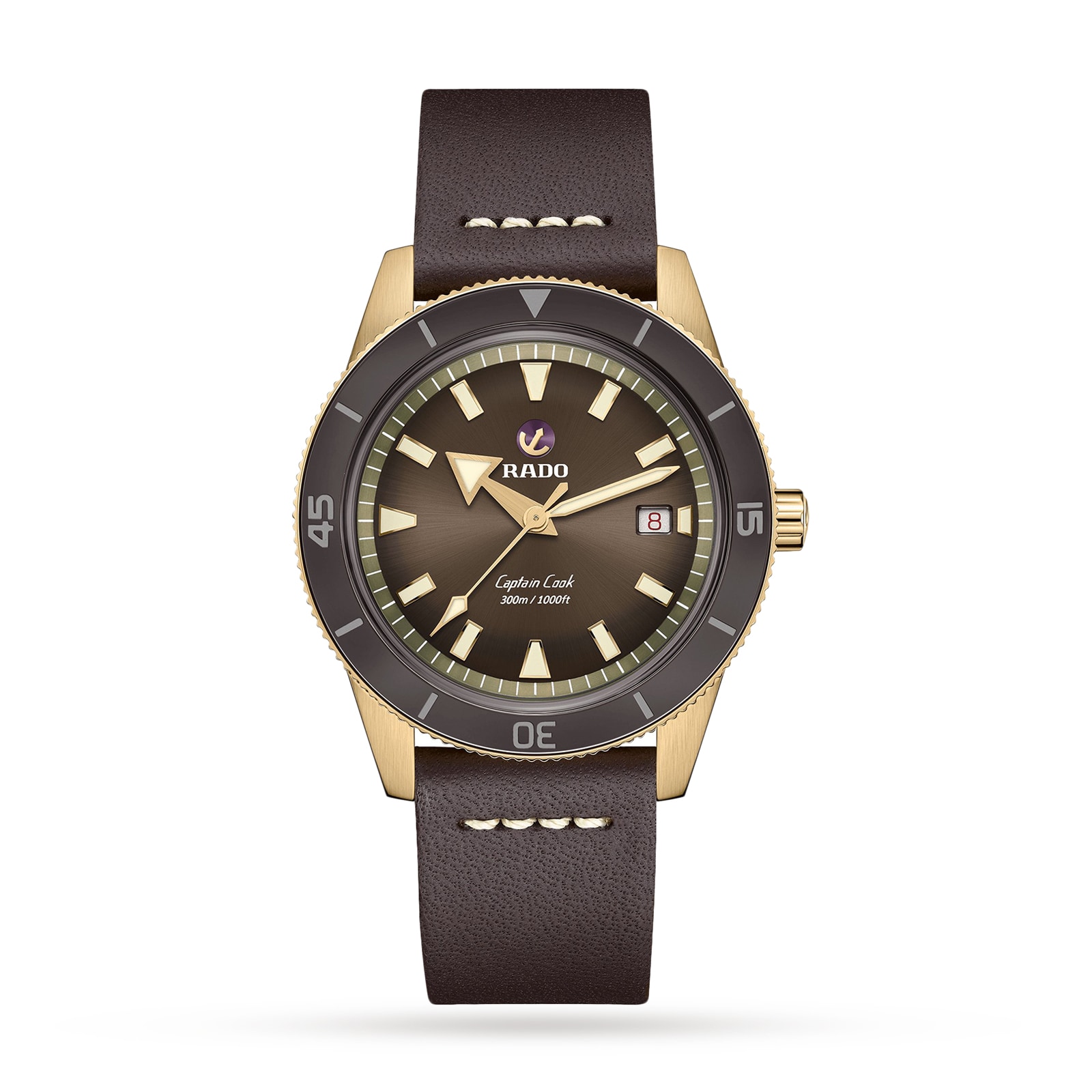 Rado Captain Cook Automatic Bronze Mens Watch R32504306 | Goldsmiths