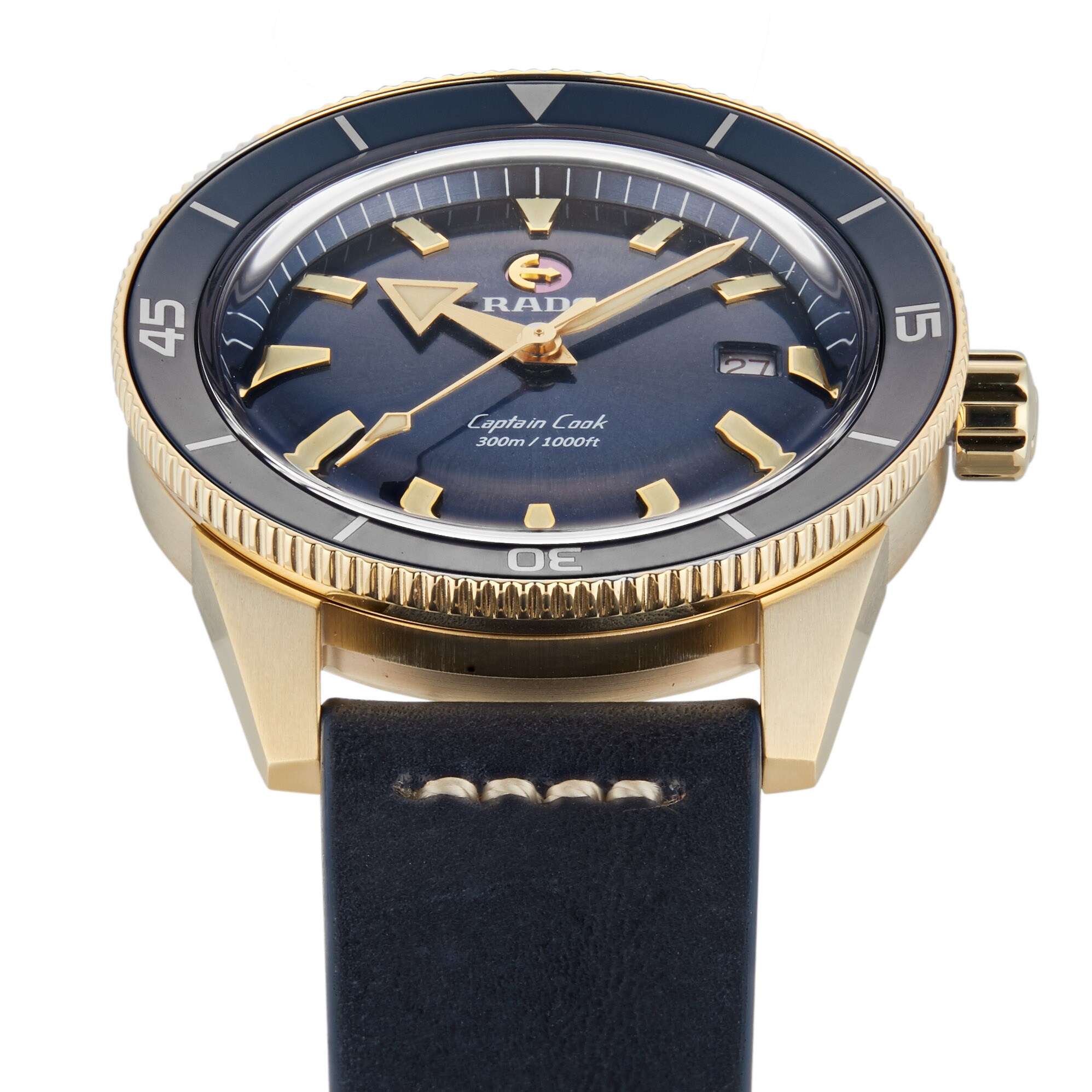 Rado captain cook bronze blue hot sale