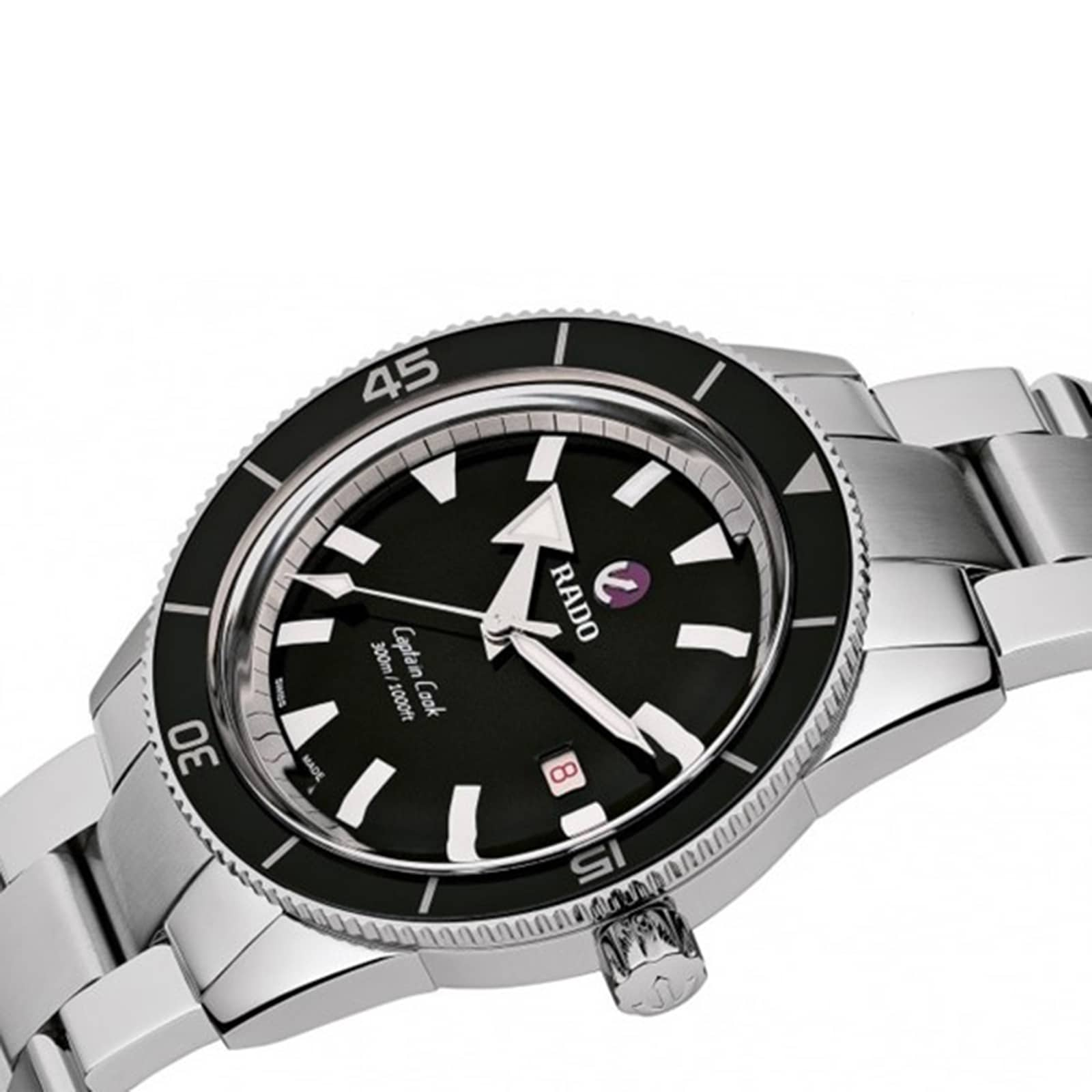 Rado Captain Cook Black Automatic Mens Watch R32105153 Watches