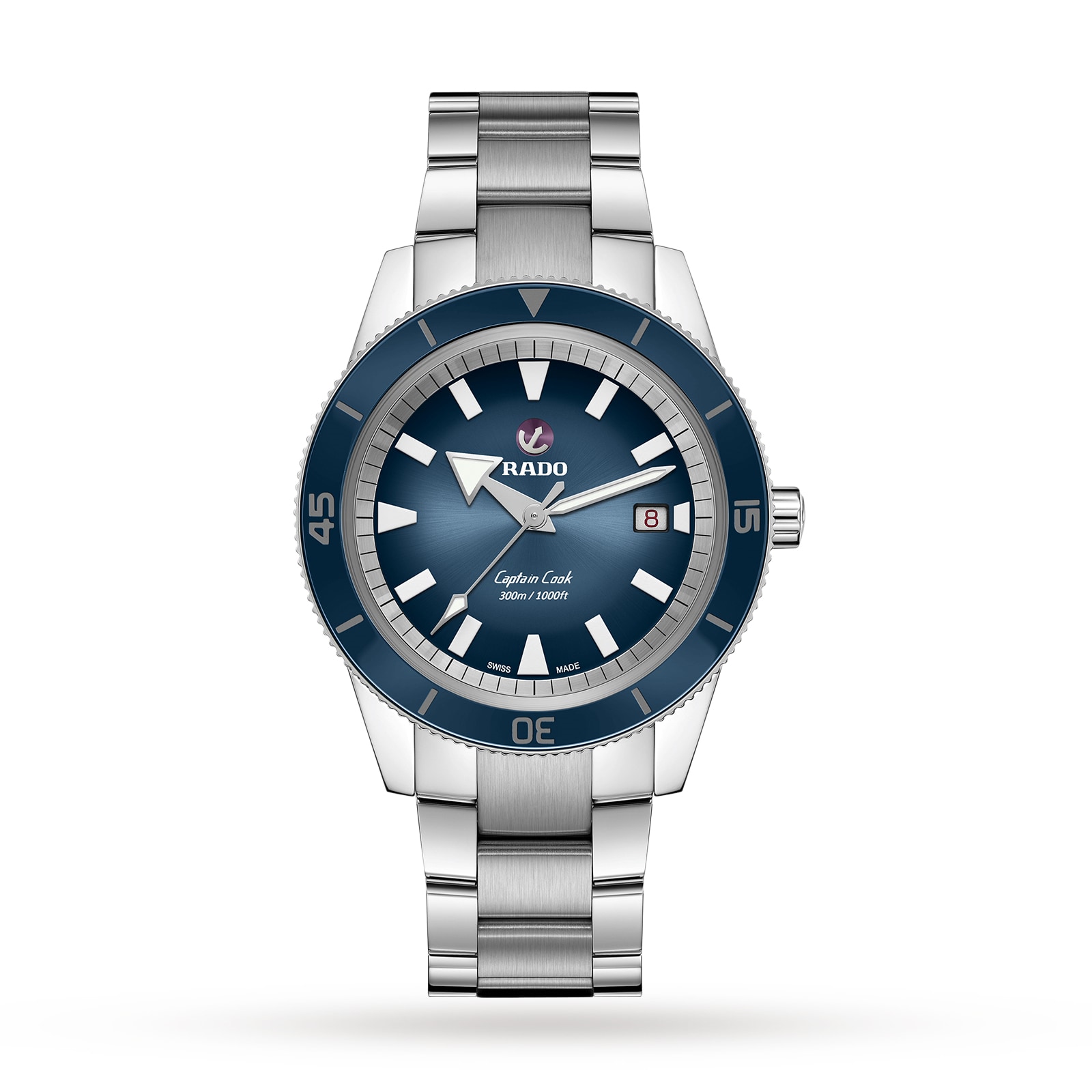 Rado Captain Cook Blue Automatic Mens Watch