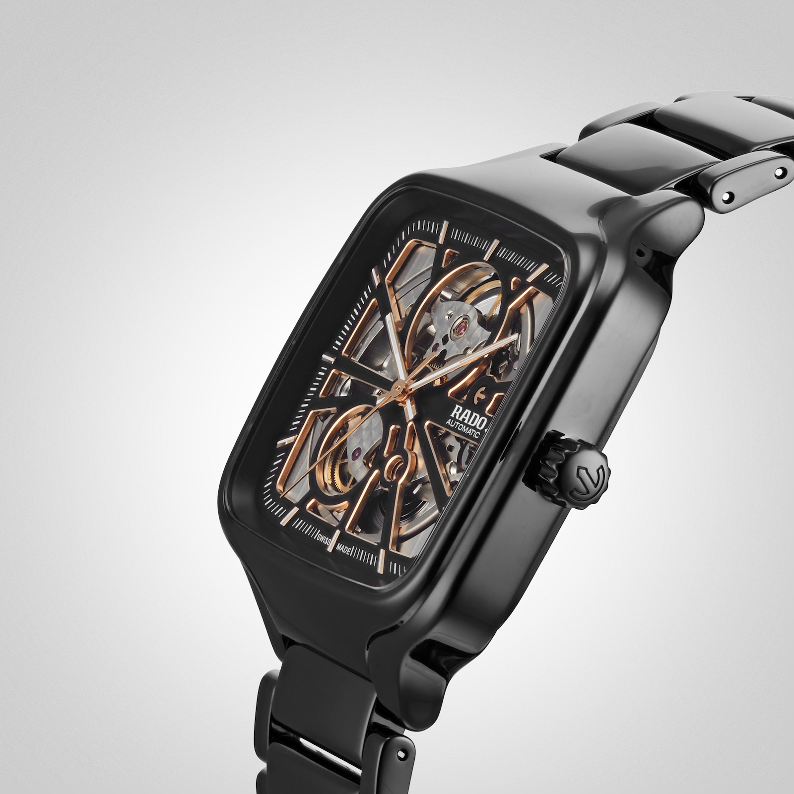 Rado True Square Open Heart Mens Watch