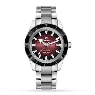 Rado Captain Cook Red Automatic 42mm Mens Watch