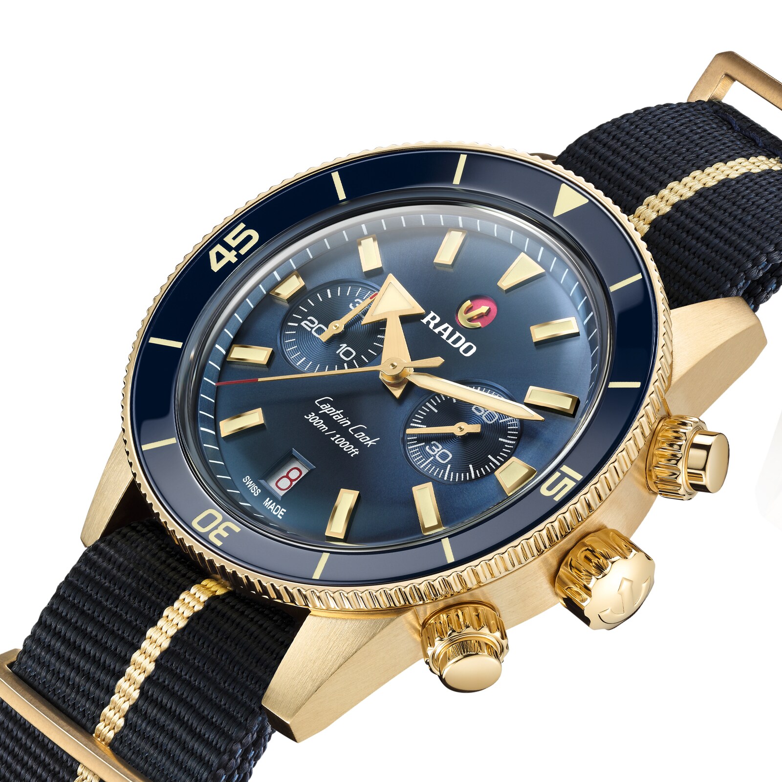 Rado Captain Cook Chronograph 43mm R32146208 | Goldsmiths