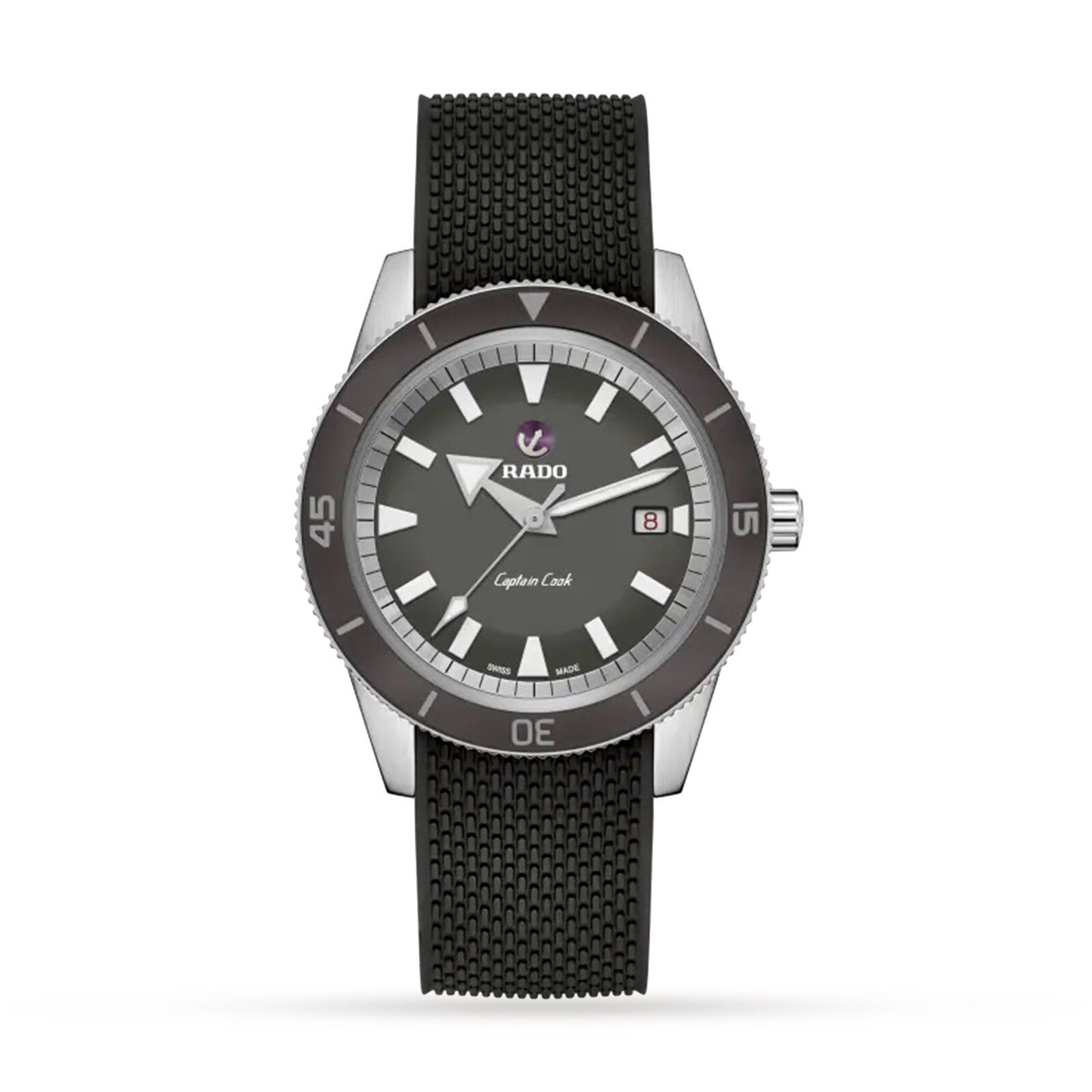 Rado Captain Cook Automatic 42mm Mens Watch 3 Strap Set Rado Captain Cook Automatic 42mm Mens Watch 3 Strap Set