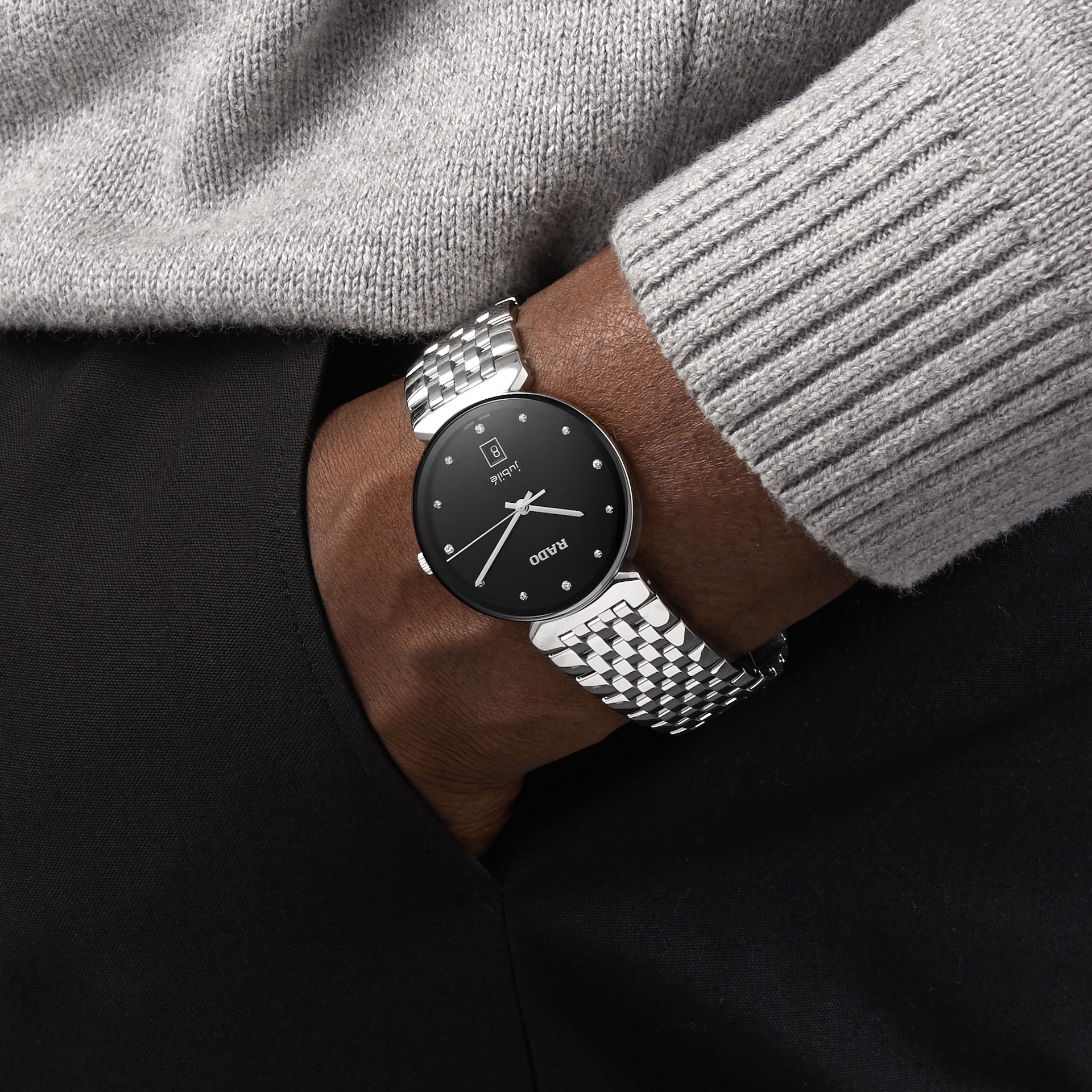 Rado Florence 38mm Mens Watch Black Rado Florence 38mm Mens Watch Black