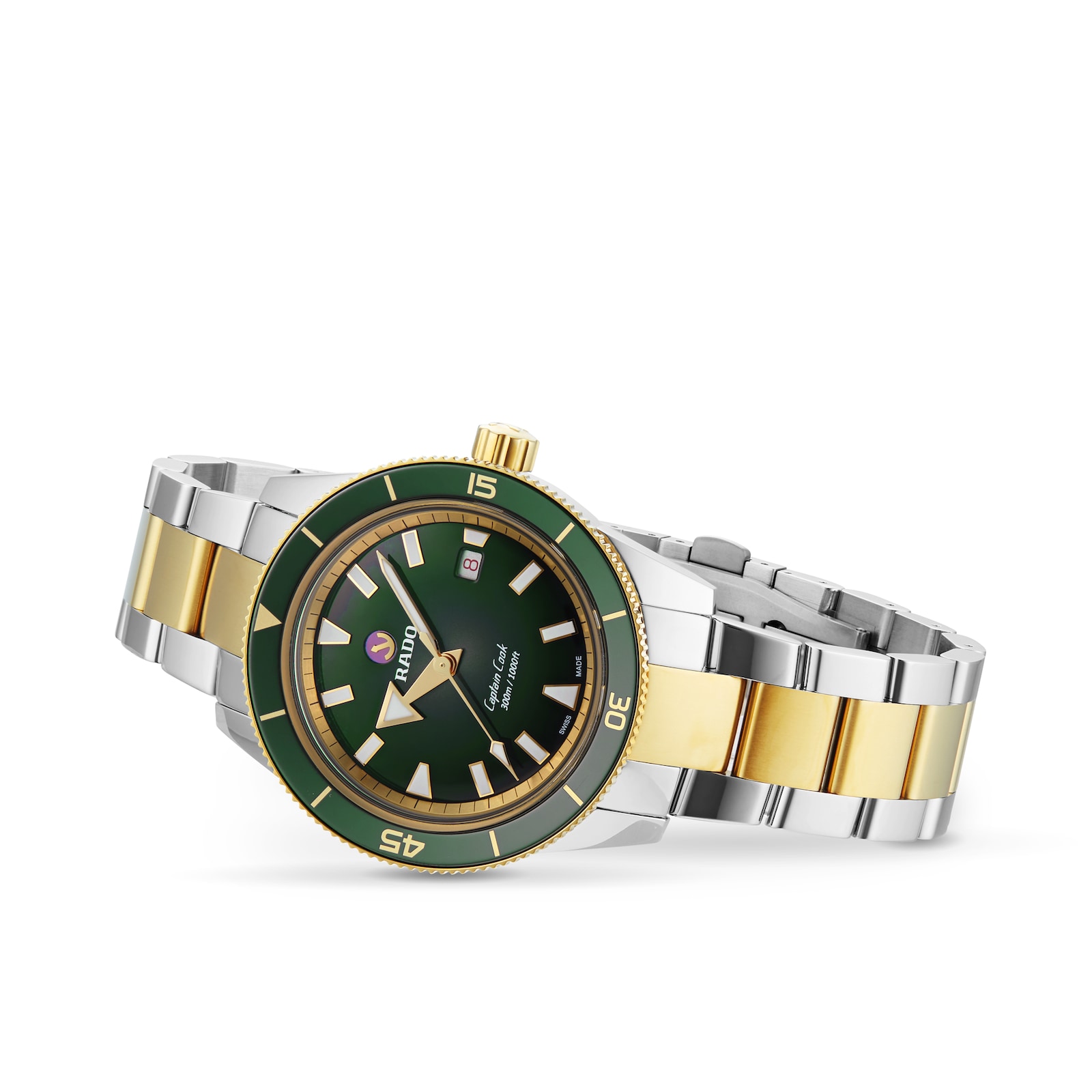 Rado Captain Cook 42mm Mens Watch - Green