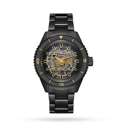 17680831 - Captain Cook Ceramic Skeleton 43mm Mens Watch - Limited Edition