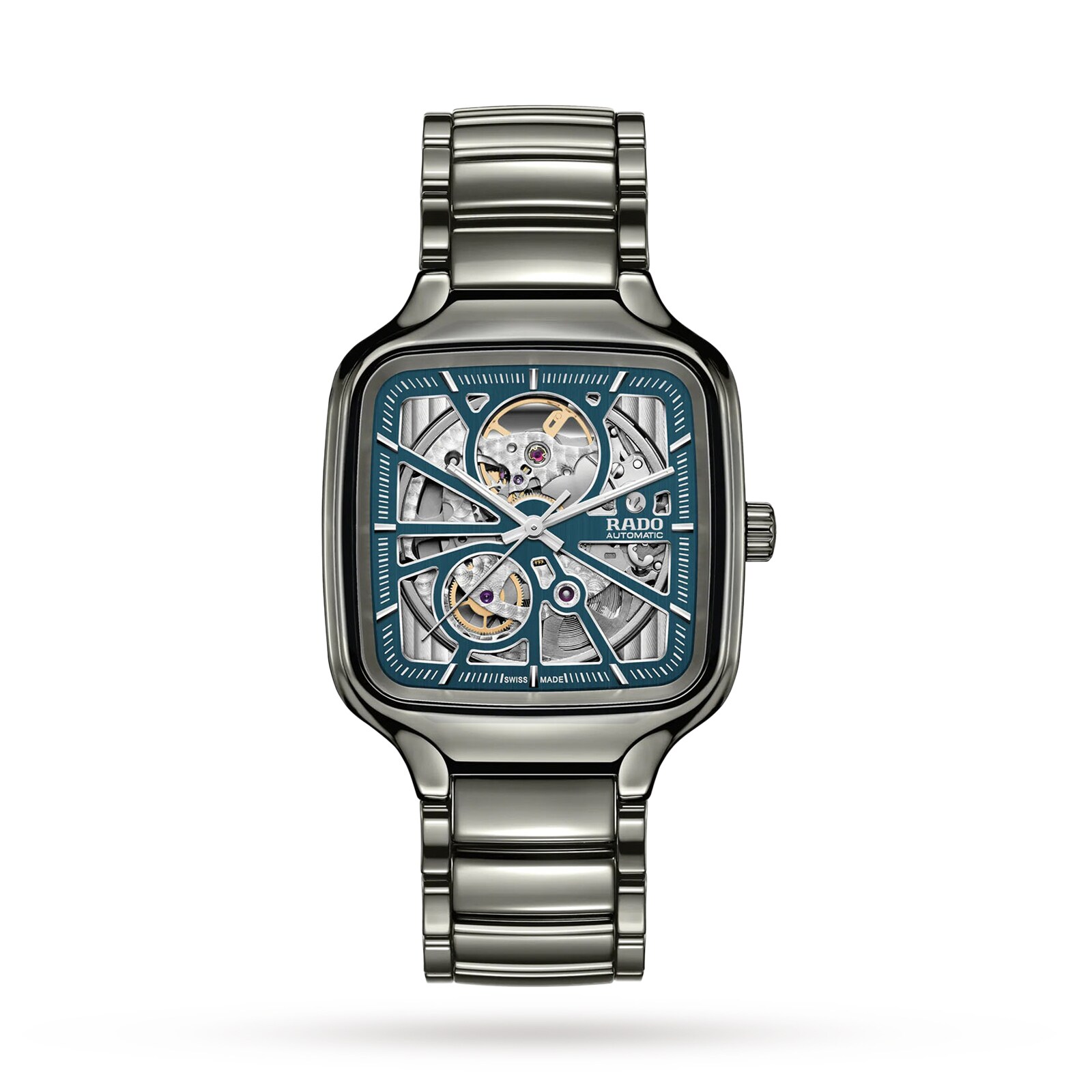 Rado True Square Automatic Open Heart 38mm Mens Watch Rado True Square Automatic Open Heart 38mm Mens Watch