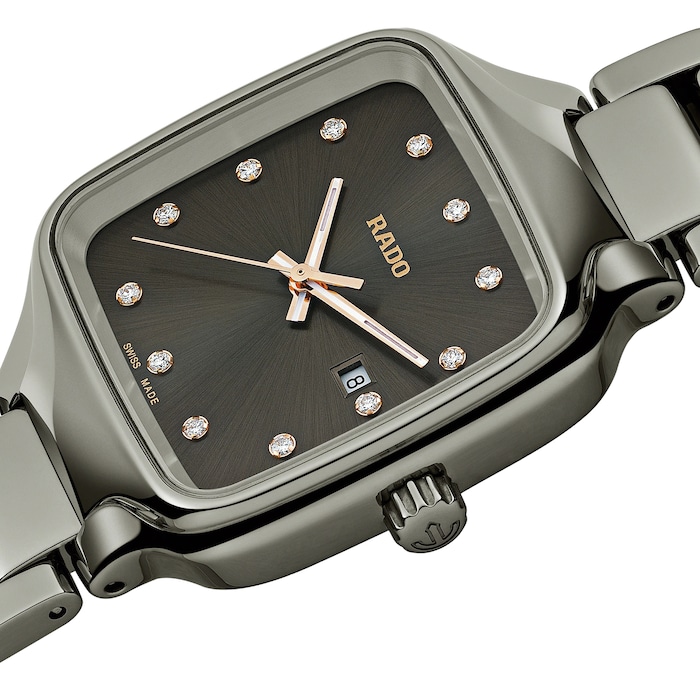 Rado True Square Diamonds 29mm Ladies Watch