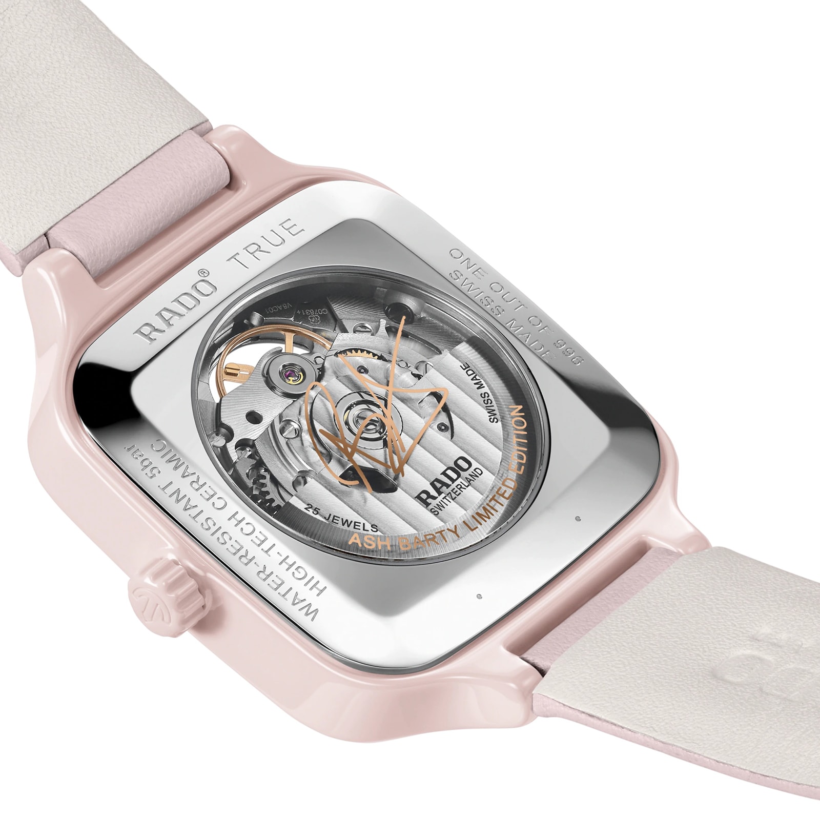 Rado True Square X Ash Barty Limited Edition 38mm Ladies Watch Rado True Square X Ash Barty Limited Edition 38mm Ladies Watch