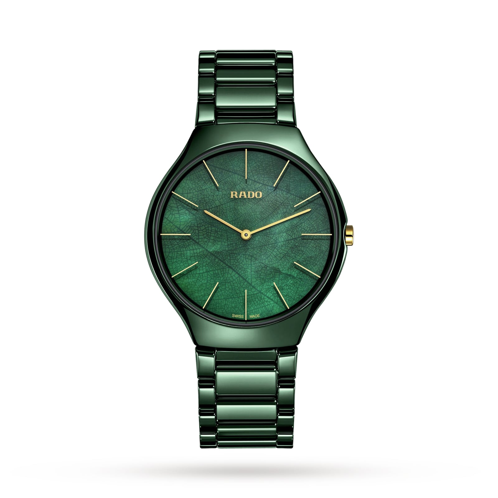 Rado True Thinline 39mm Unisex Watch Green