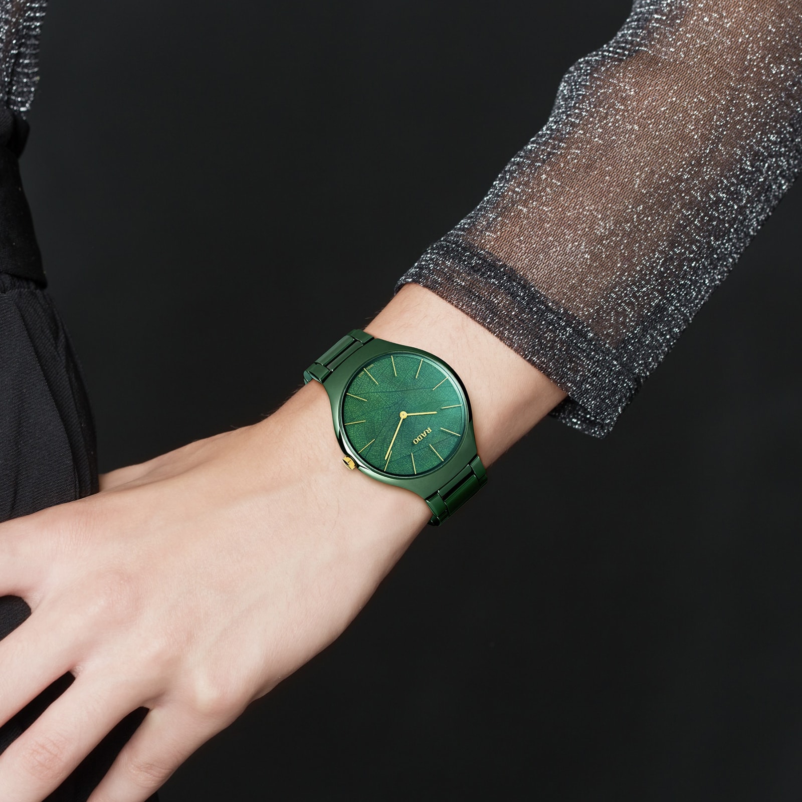 Rado True Thinline 39mm Unisex Watch Green