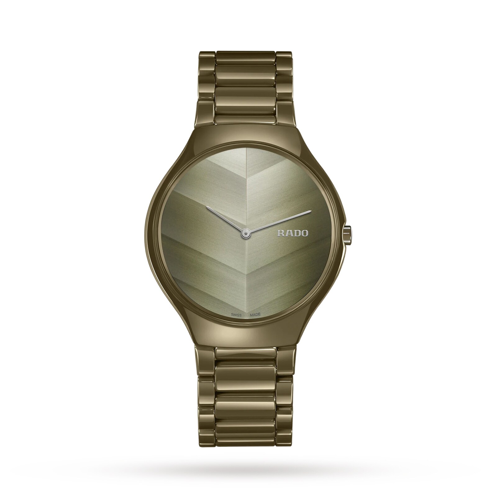 Rado True Thinline X Great Gardens Of The World 39mm Unisex Watch Green Rado True Thinline X Great Gardens Of The World 39mm Unisex Watch Green