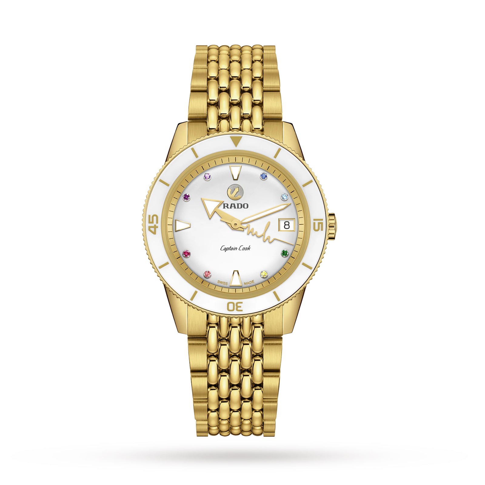 Rado Captain Cook X Marina Hoermanseder Heartbeat 37mm Ladies Watch Rado Captain Cook X Marina Hoermanseder Heartbeat 37mm Ladies Watch