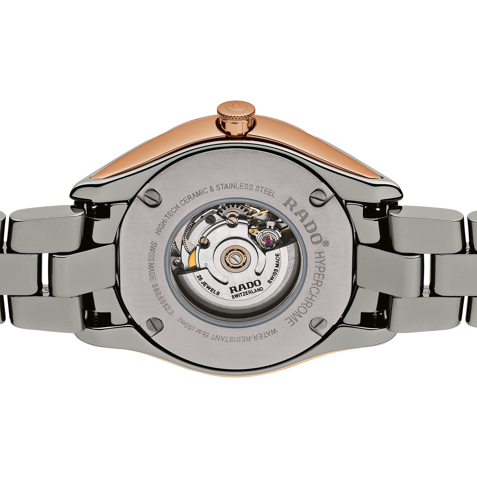 Rado HyperChrome Automatic Diamonds 36mm Ladies Watch R32052012