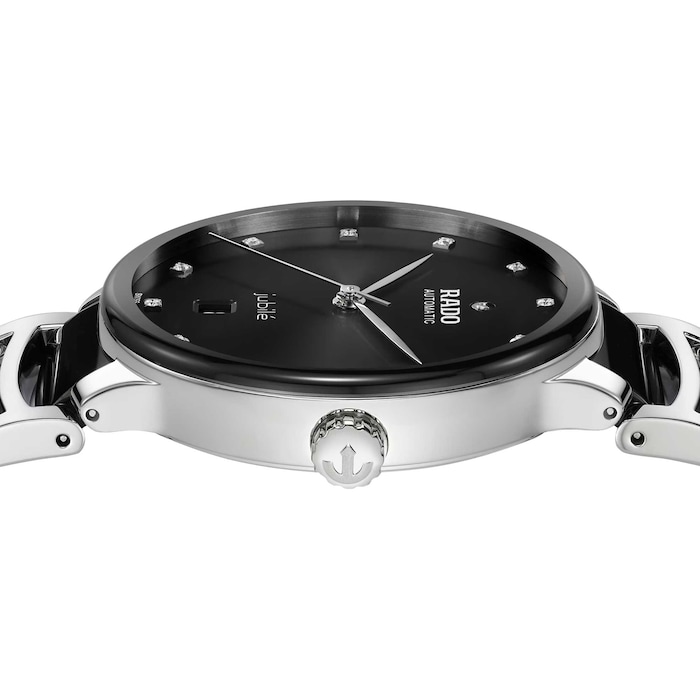 Round Rado Ceramic Black Watch For Man, For Personal Use at best